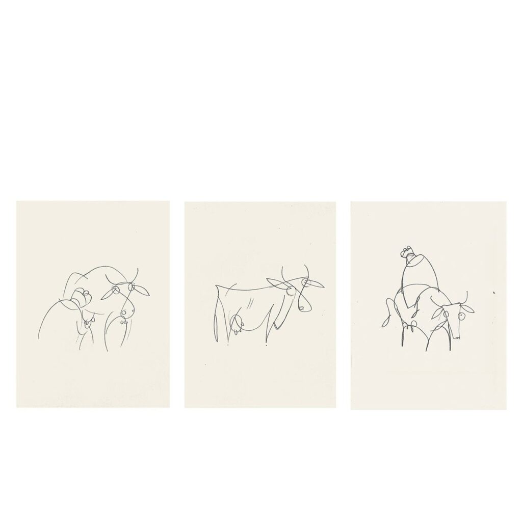 "Pastor und die Kau" - Triptychon - Art Print
