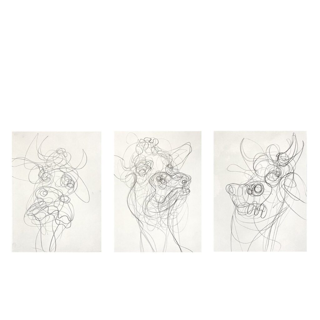 "Pastors Kau I" - Triptychon - Art Print