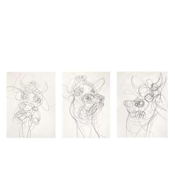 "Pastors Kau I" - Triptychon - Art Print - Image 1