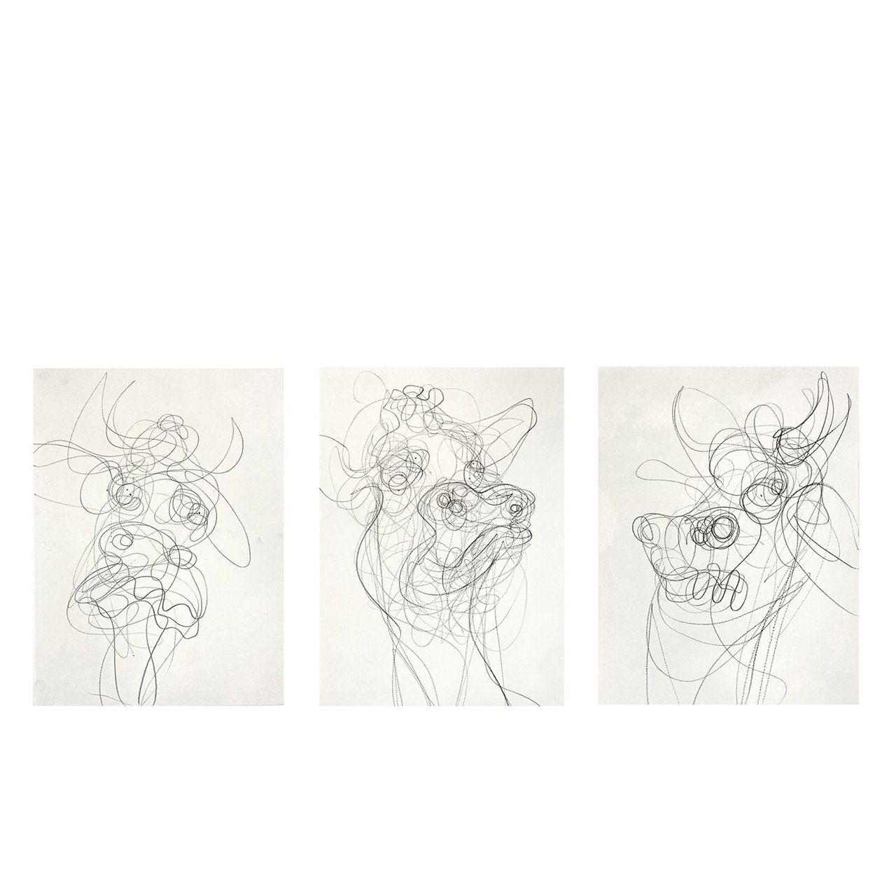 "Pastors Kau I" - Triptychon - Art Print - Image 1