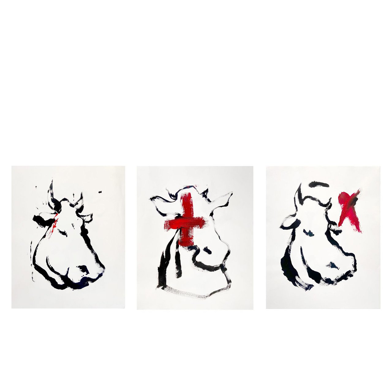 "Pastors Kau II" - Triptychon - Art Print - Image 1