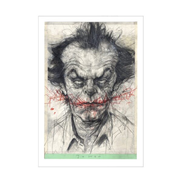 Jack Nicholson, „Joker“ - Art Print - Image 1