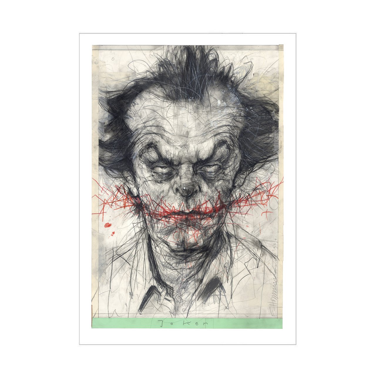 Jack Nicholson, „Joker“ - Art Print - Image 1