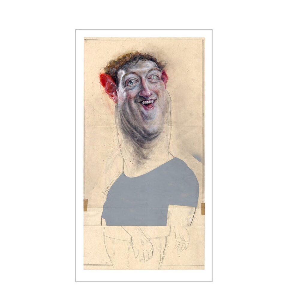 Mark Zuckerberg - Art Print