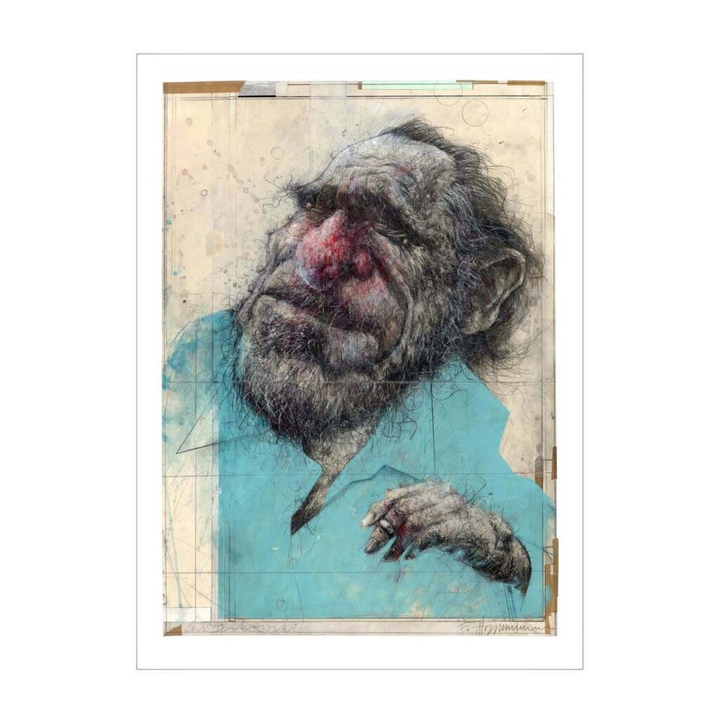Charles Bukowski - Art Print