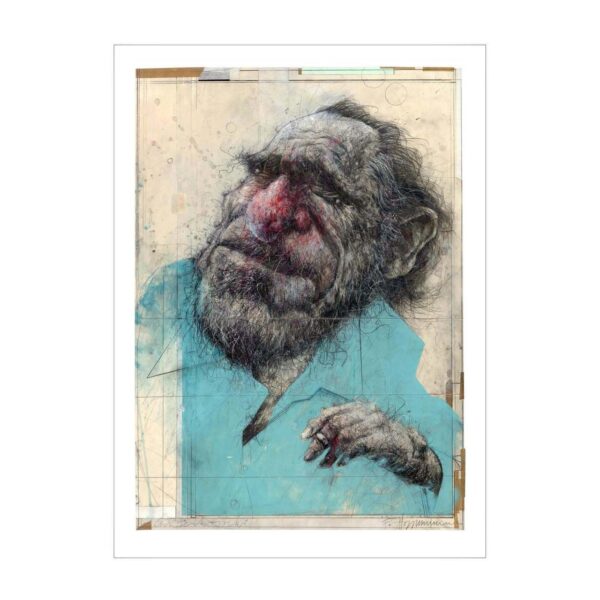 Charles Bukowski - Art Print - Image 1