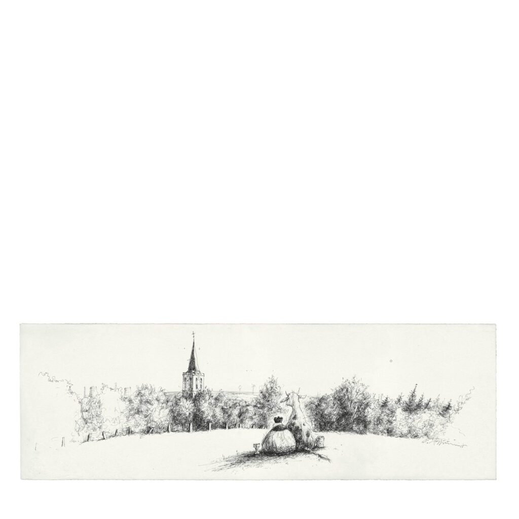 "Auf der Wiese" - Original