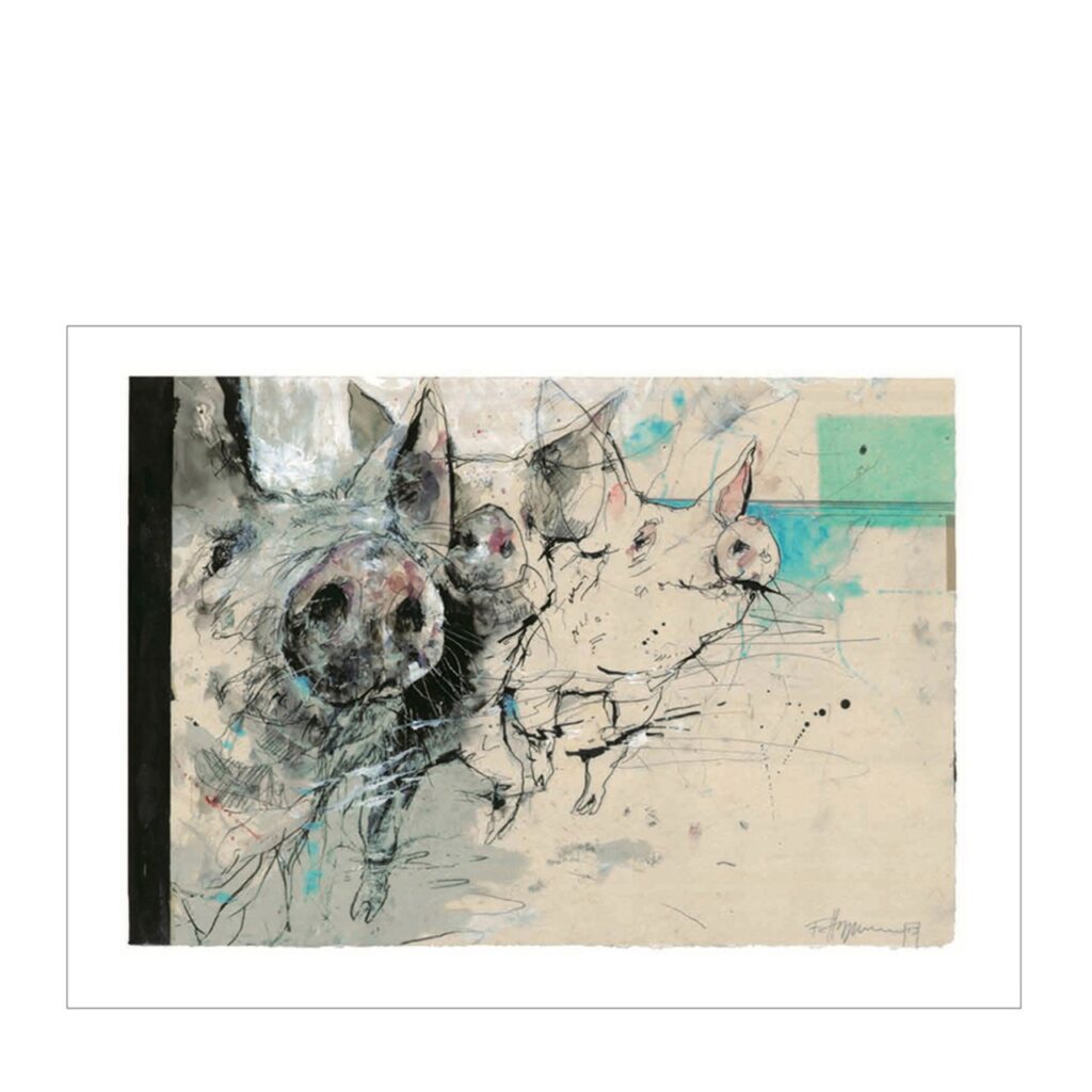 Bahama-Pigs - Art Print
