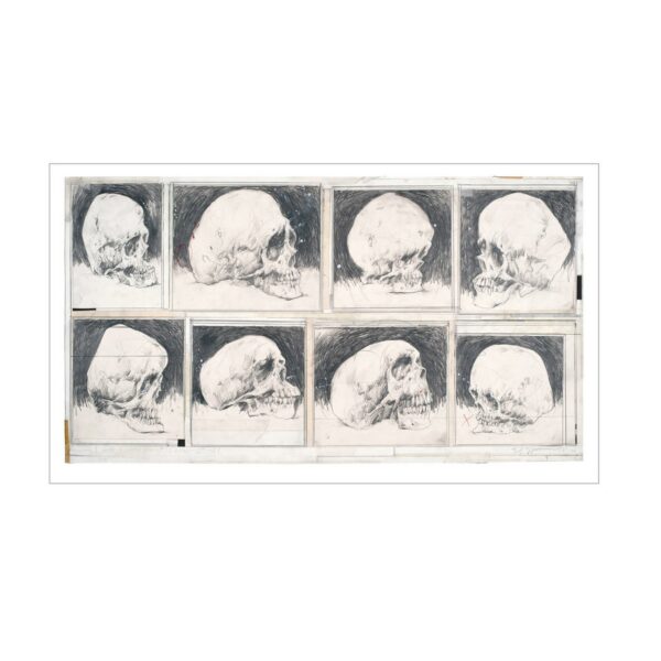 8 SKULLS - Art Print - Image 1