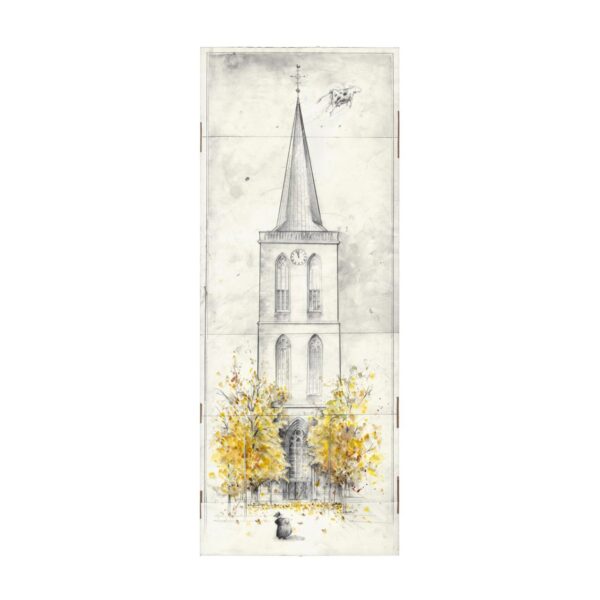 "Kirchturm" - Variante I - Kunstdruck – Bild 1