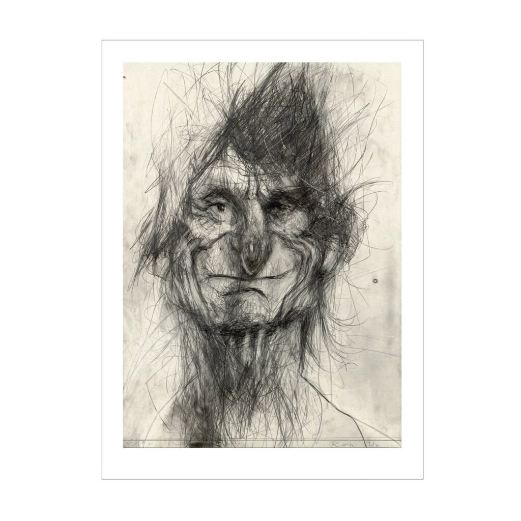 RON WOOD - Edition The Rolling Stones - Art Print