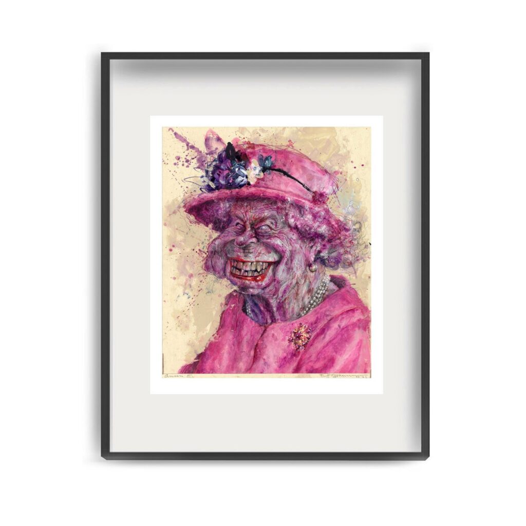 Queen Elisabeth II - Art Print