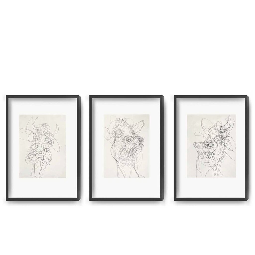 "Pastors Kau I" - Triptychon - Art Print
