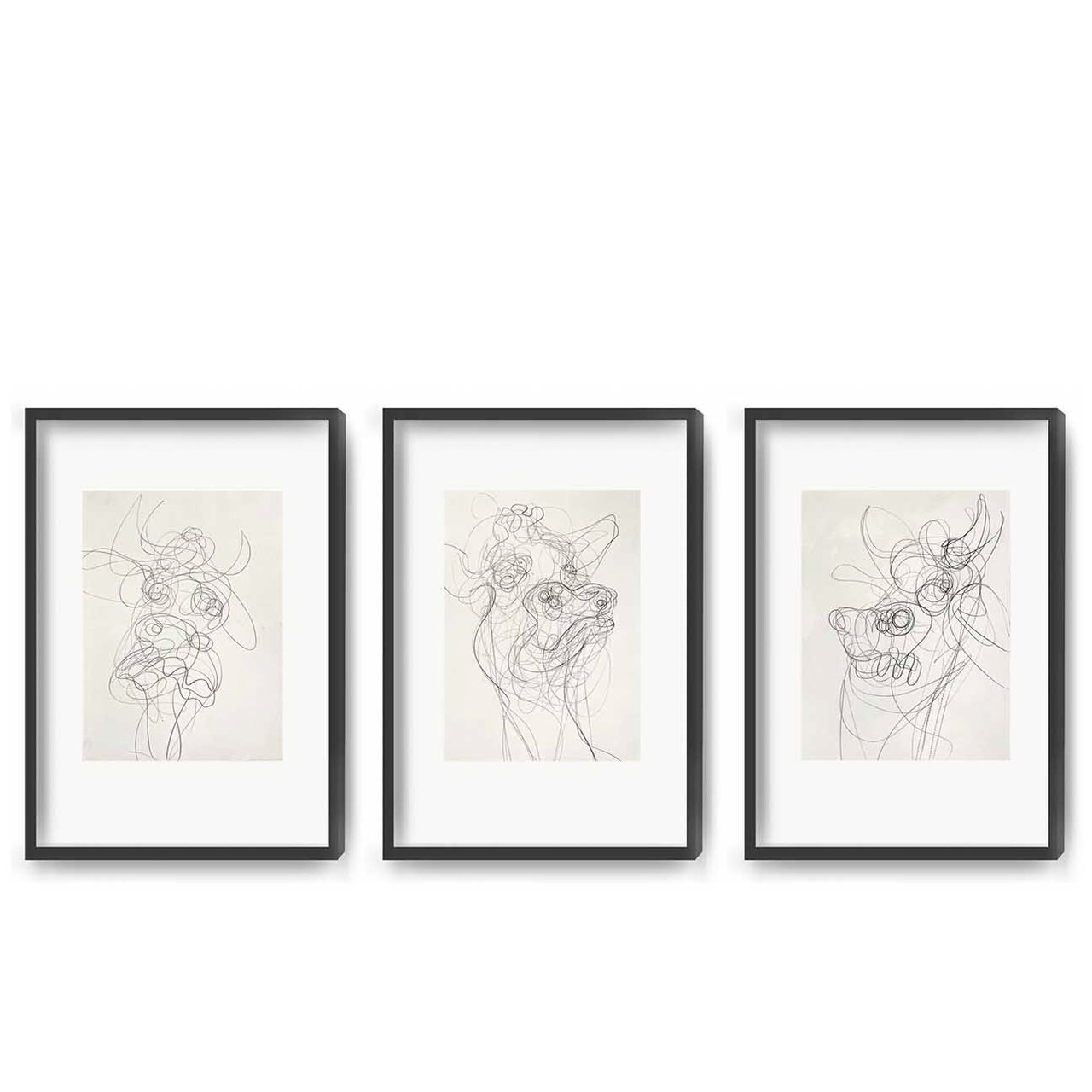 "Pastors Kau I" - Triptychon - Art Print - Image 3