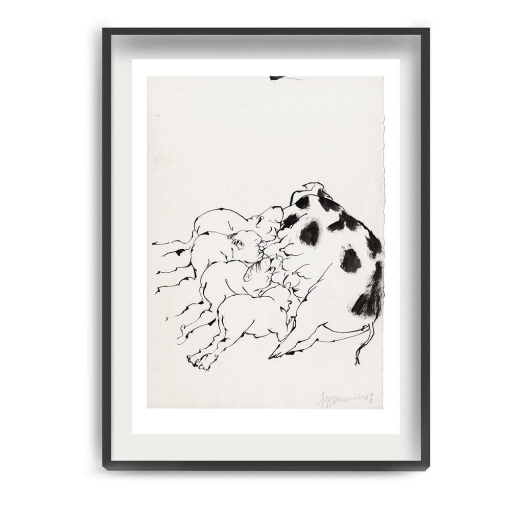 Bunte Bentheimer - Art Print