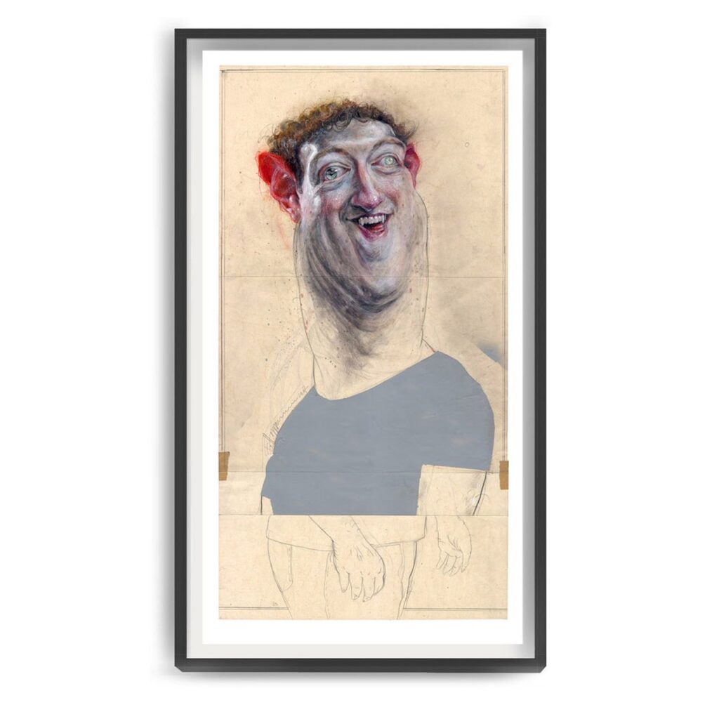 Mark Zuckerberg - Kunstdruck