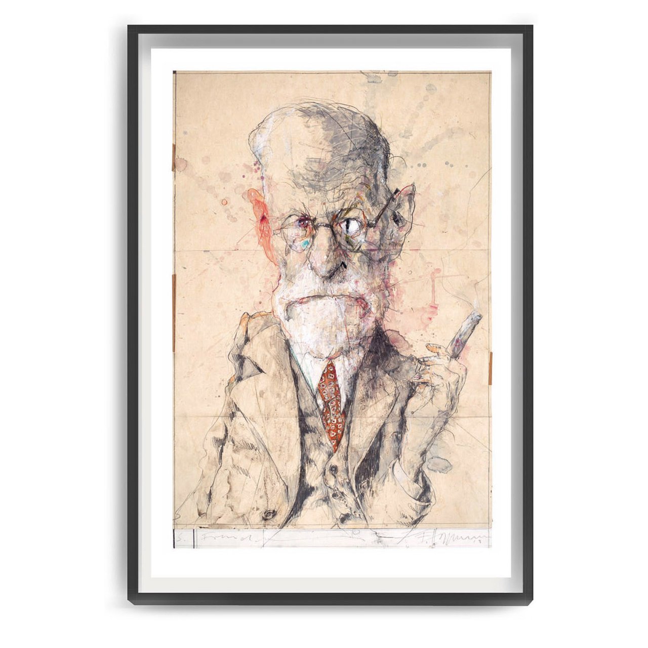Sigmund Freud - Art Print - Image 2