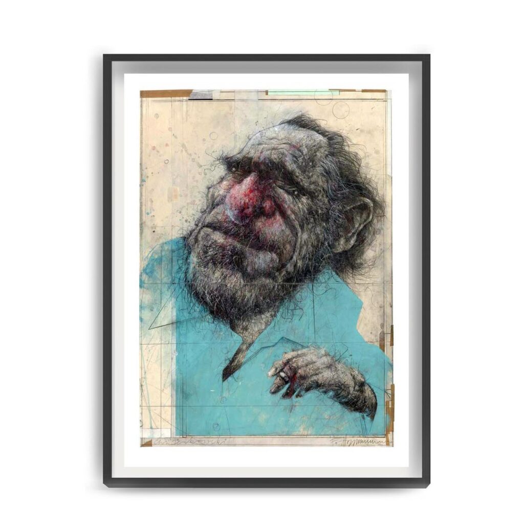 Charles Bukowski - Art Print