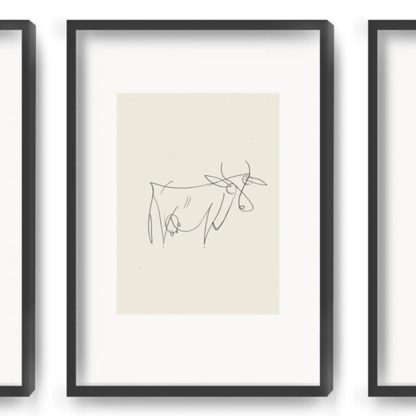 "Pastor und die Kau" - Triptychon - Art Print - Image 3