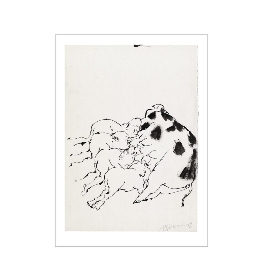 Bunte Bentheimer - Art Print