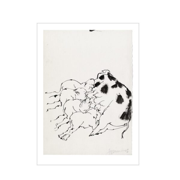 Bunte Bentheimer - Art Print - Image 1