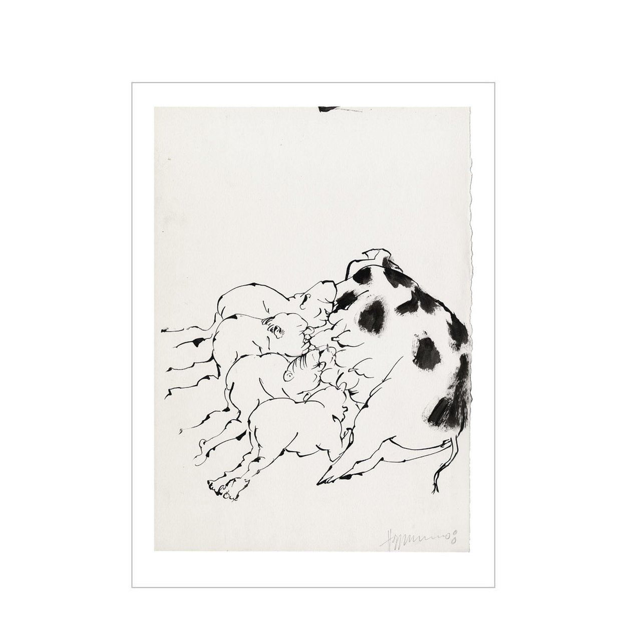 Bunte Bentheimer - Art Print - Image 1