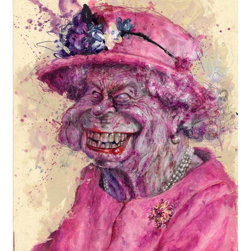 Queen Elisabeth II - Art Print