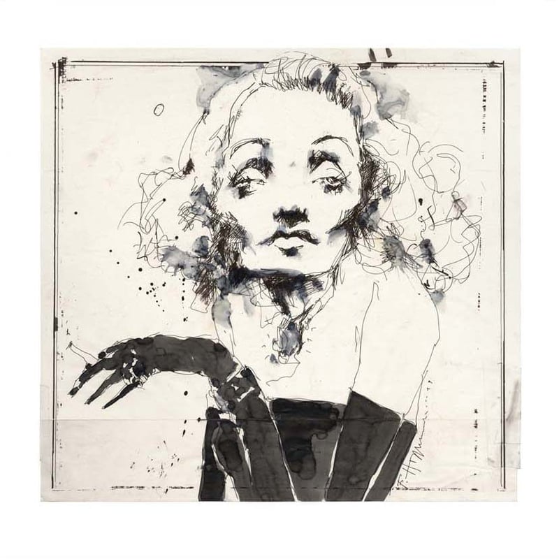 MARLENE DIETRICH - Art Print