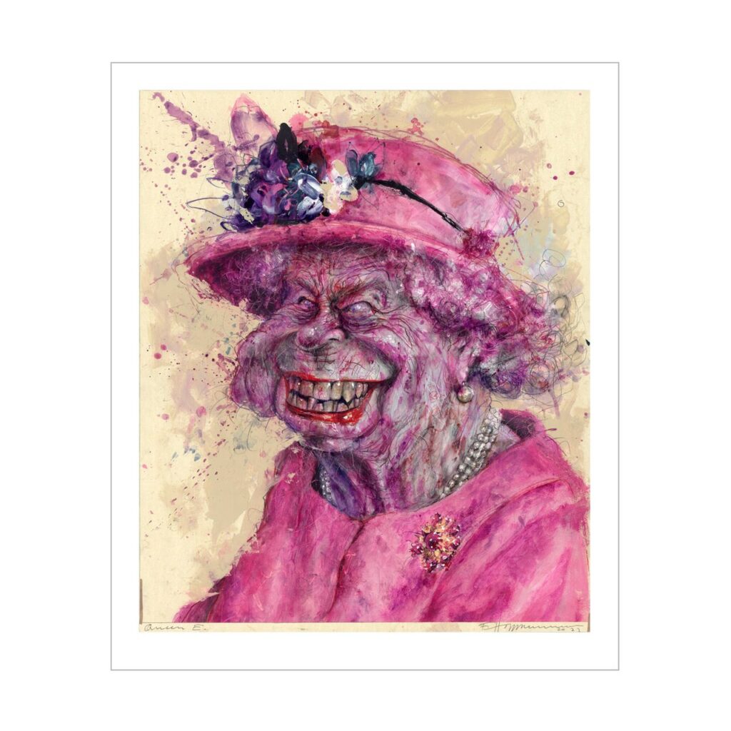 Queen Elisabeth II - Art Print