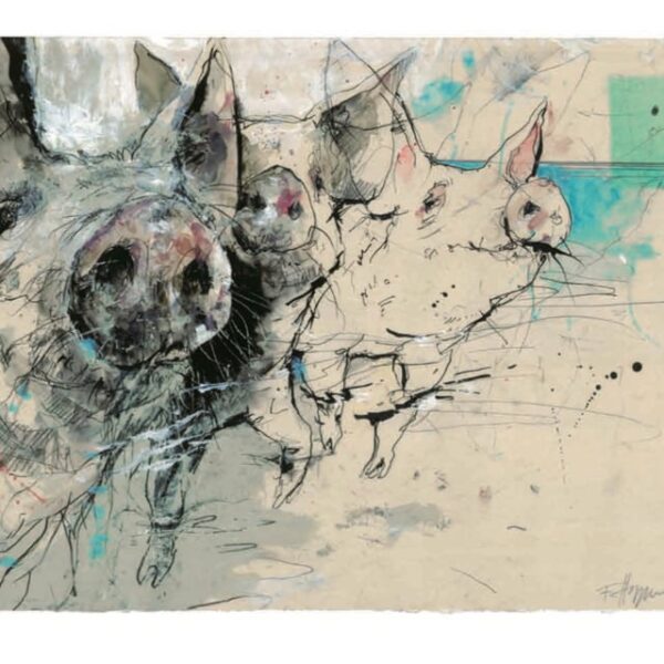 Bahama-Pigs - Art Print - Image 3