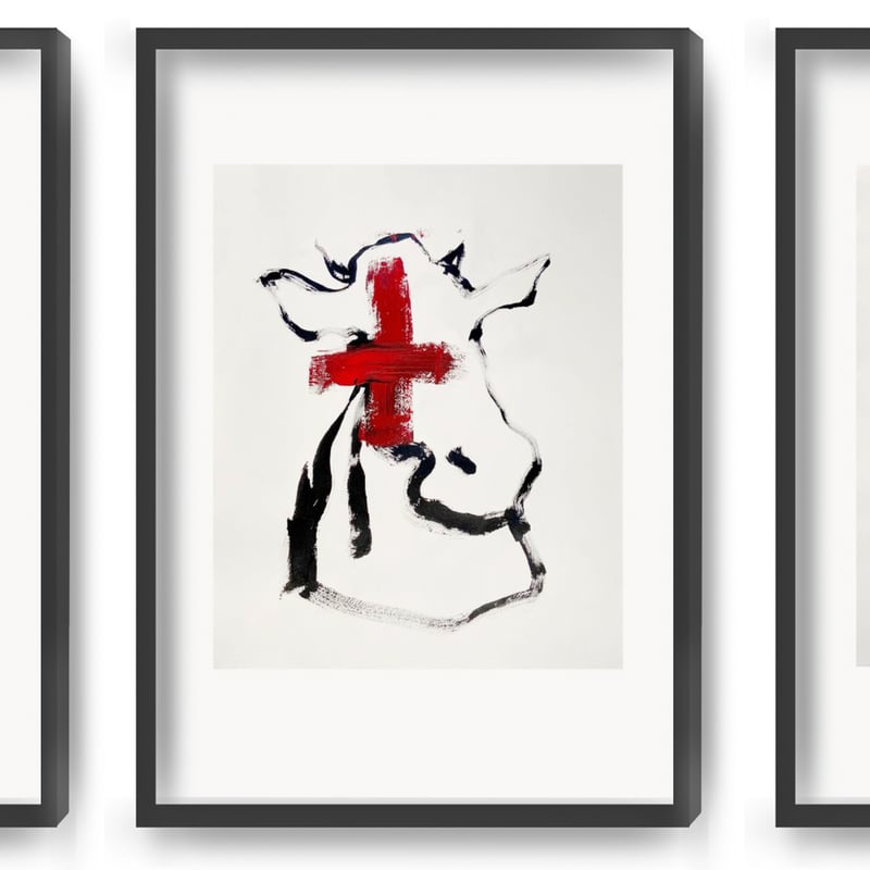 "Pastors Kau II" - Triptychon - Art Print