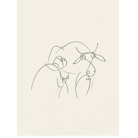 "Pastor und die Kau" - Triptychon - Art Print