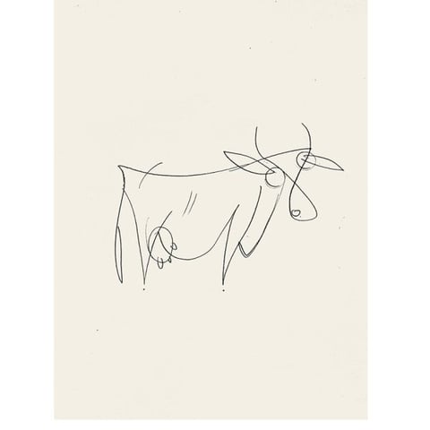 "Pastor und die Kau" - Triptychon - Art Print
